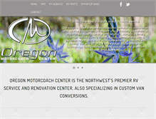 Tablet Screenshot of oregonmotorcoachcenter.com